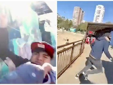 Familia brasileña vivió paseo de terror en Valparaíso: delincuentes los asaltaron mientras caminaban por la playa Las Torpederas