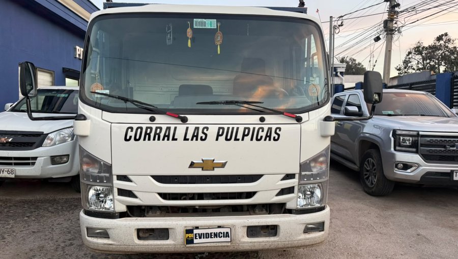 Camión robado y con sus placas adulterados fue recuperado por la PDI en La Ligua