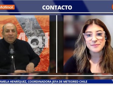 Jefa de Meteored y lluvias en Valparaíso, Viña del Mar y Concón: "Habrá una pausa el jueves y viernes, con gotas muy aisladas y hasta momentos de sol"