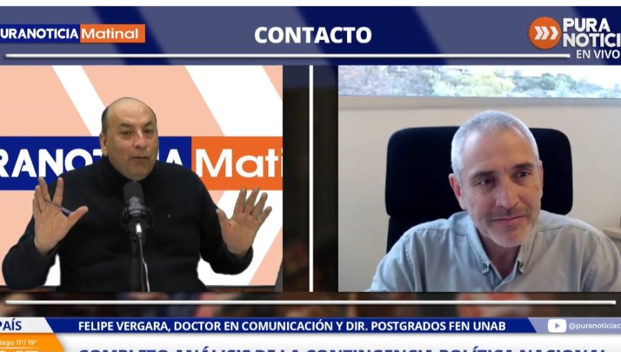 Analista Felipe Vergara y críticas a la reforma de seguridad del Gobierno: "No sopesaron los riesgos asociados que había"