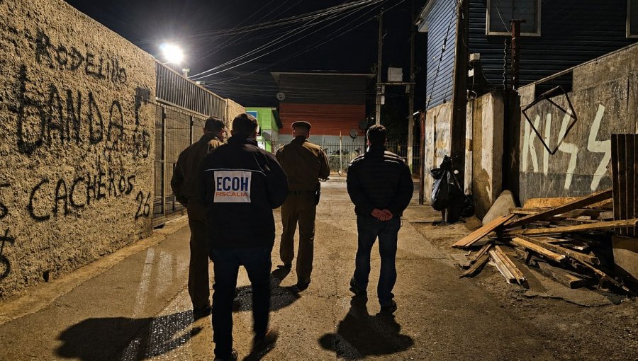 PDI detiene a siete sujetos vinculados a balacera que dejó dos jóvenes muertas y siete heridos en el cerro Rodelillo de Valparaíso
