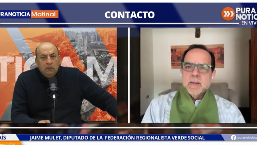 Diputado Mulet y declaración contra carteles firmada junto a Estados Unidos: "La forma en que se hizo no me parece porque puede haber compromiso de nuestra soberanía"