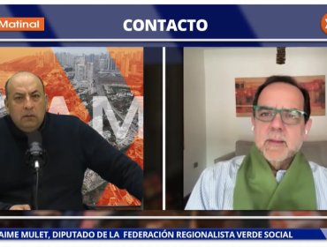 Diputado Mulet y declaración contra carteles firmada junto a Estados Unidos: "La forma en que se hizo no me parece porque puede haber compromiso de nuestra soberanía"
