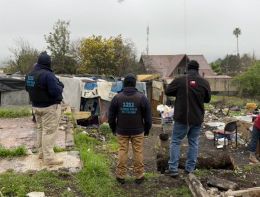 Retiran un "ruco" a pocas cuadras del centro de Villa Alemana: sitio había sido denunciado por incivilidades y posibles delitos