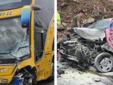 Bus de propiedad de empresario de Quillota protagoniza fatal accidente en La Higuera: dos funcionarios municipales fallecieron
