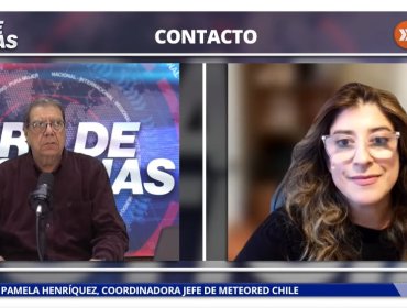Coordinadora Jefe Meteored Chile por precipitaciones en la quinta región: “El tramo costero va a descansar durante el jueves y gran parte del viernes”