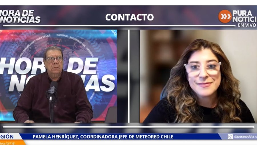 Coordinadora Jefe Meteored Chile por precipitaciones en la quinta región: “El tramo costero va a descansar durante el jueves y gran parte del viernes”