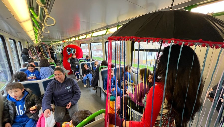 Tren de los Niños llevó cine y cultura a estudiantes de distintos puntos de la V Región