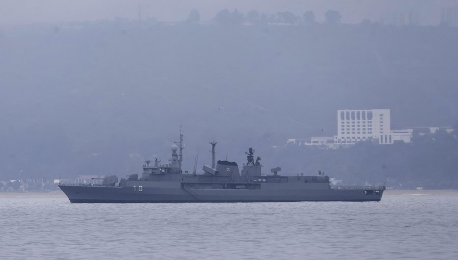 Previo al ejercicio UNITAS LXVII: Destructor “Almirante Brown” de la Armada argentina recaló en Valparaíso