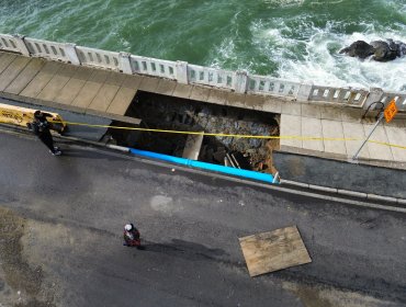 ¿Playa Ancha quedará aislado? MOP descarta puente mecano en la avenida Altamirano y apuesta por una solución definitiva