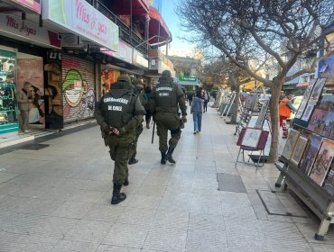 «Ronda Impacto» deja 15 detenidos y más de 150 controles en el centro de Viña del Mar