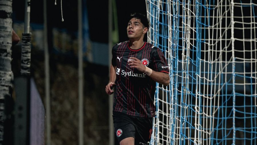 Darío Osorio anotó un golazo en la clasificación del Midtjylland a la fase de liga de la Conference League