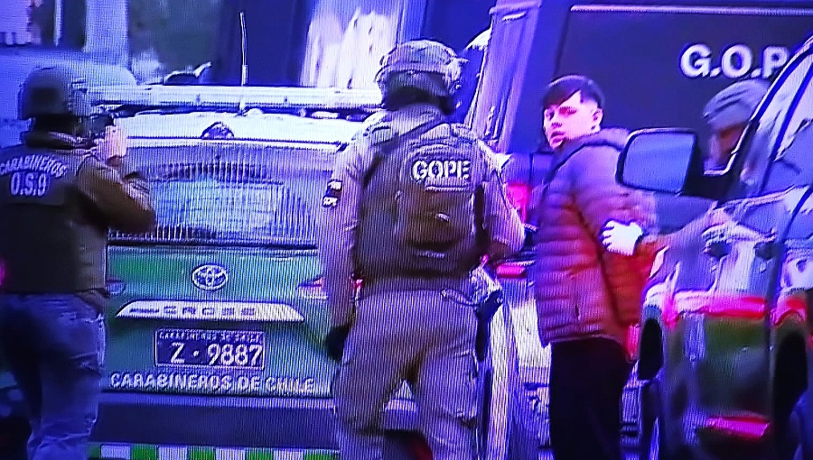 Cae presunto involucrado en asesinato de carabinero durante encerrona en Renca