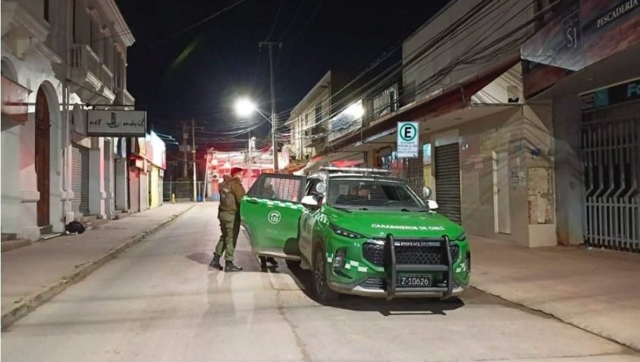 Persecución nocturna termina con carabinera lesionada tras caer desde siete metros en Quillota