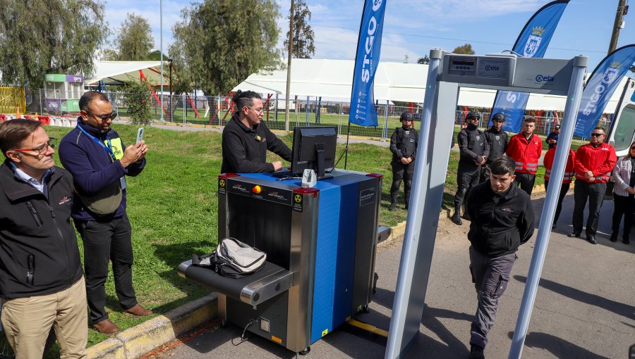 Parque O'Higgins alista fondas con tres anillos de seguridad, rayos X, detectores de metales y monitoreo con inteligencia artificial