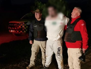 Sujeto es detenido durante patrullaje mixto en Zapallar tras ser sorprendido robando en vivienda en Catapilco