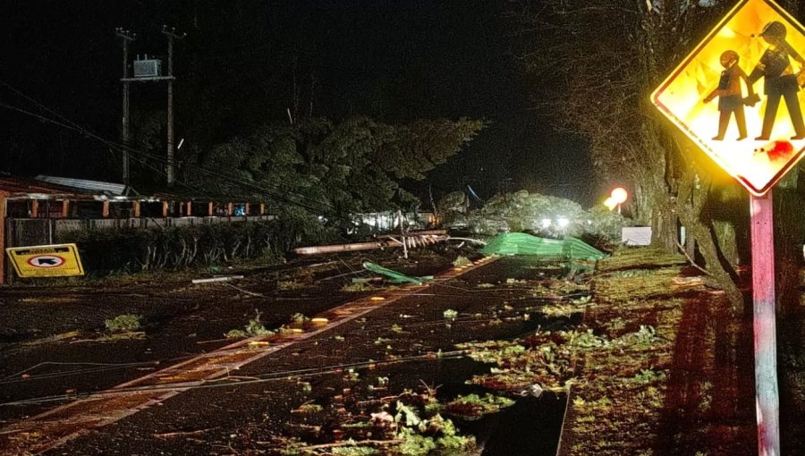 Tornado causa severos daños en la región del Ñuble: Cholguán sería la localidad más afectada