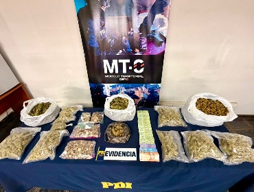 Capturan a banda con marihuana avaluada en más de $33 millones en Maipú