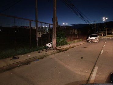 Accidente vehicular deja sin suministro eléctrico a 207 clientes en Quillota