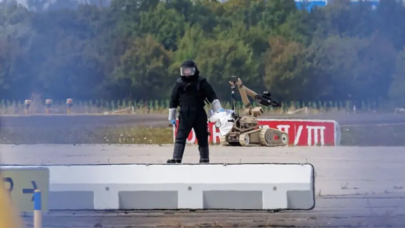 Alemania acusa a Rusia como responsable del ataque con drones en el aeropuerto de Leipzig