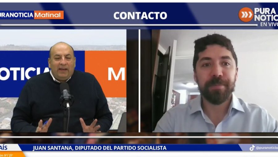 Diputado Santana (PS) pone en duda versión del Presidente Kast sobre vínculos con Fernando Cerimedo: "Yo no le creo"