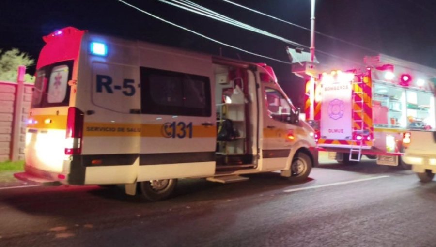 Dos personas perdieron la vida tras la colisión de alta energía de un vehículo en la ruta F-100-G en Olmué