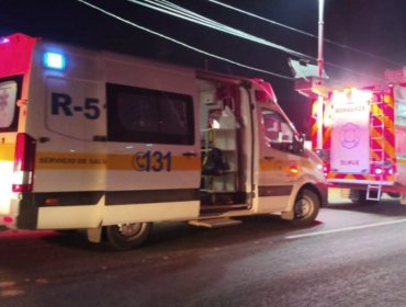 Dos personas perdieron la vida tras la colisión de alta energía de un vehículo en la ruta F-100-G en Olmué