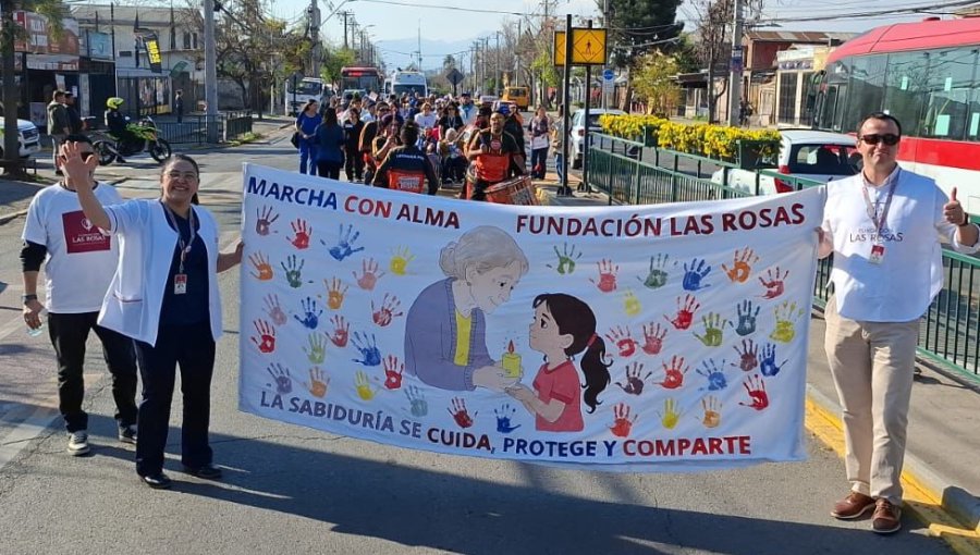 Casablanca y Quillota se movilizaron en emotiva "Marcha con Alma 2026" por los derechos de las personas mayores
