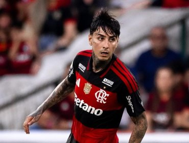 Erick Pulgar saca aplausos en Brasil con un gran pase en triunfo del Flamengo por el Brasileirao