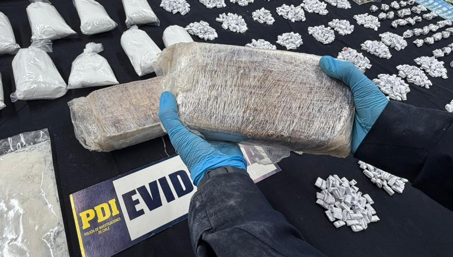 PDI desbarata laboratorio de drogas en La Pintana y detiene a seis personas