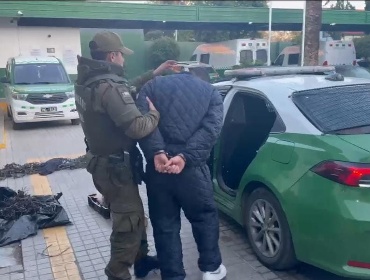 Tres sujetos fueron detenidos tras robo armado a un camión con celulares en San Bernardo