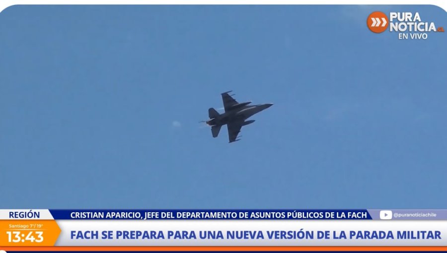 Fuerza Aérea de Chile se prepara para una nueva versión de la Parada Militar
