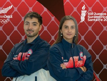 Emanuelle Silva y Manuela Urroz serán los abanderados de Chile en los Juegos Suramericanos de Santa Fe