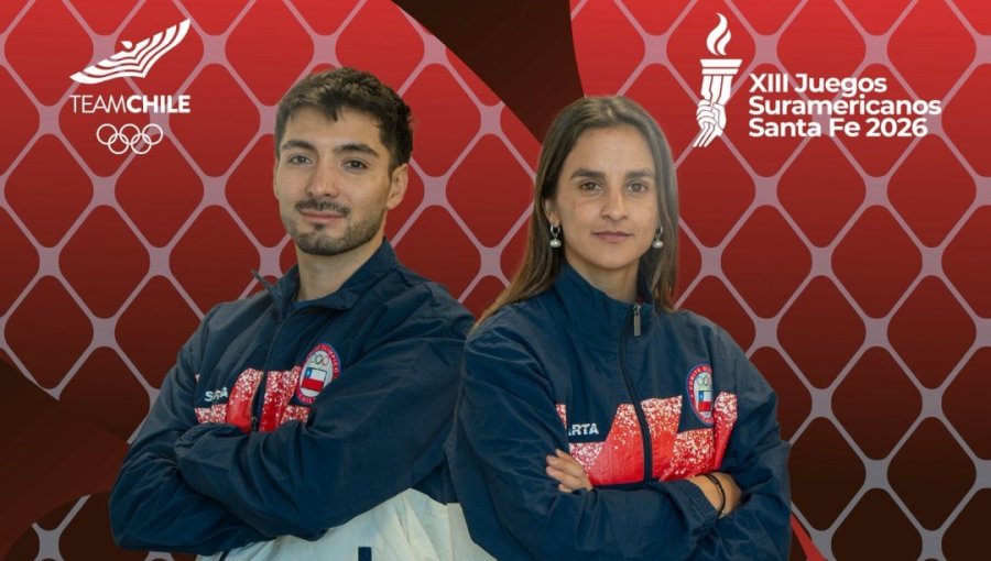 Emanuelle Silva y Manuela Urroz serán los abanderados de Chile en los Juegos Suramericanos de Santa Fe