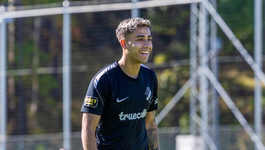 Lucas Assadi debutó con la camiseta del AIK en el empate ante Malmö por la liga de Suecia