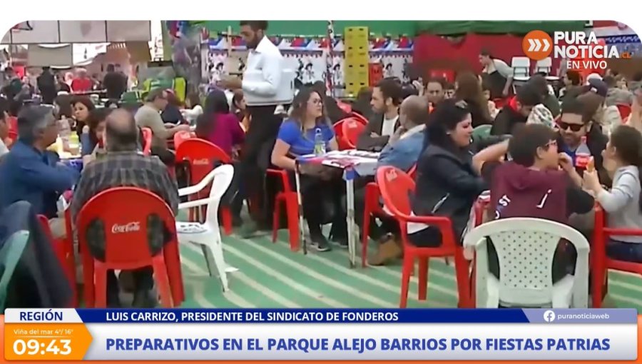 Luis Carrizo, presidente de los fonderos de Valparaíso, por seguridad en el Alejo Barrios: "Pedimos que la preocupación se tenga en el alrededor del parque"