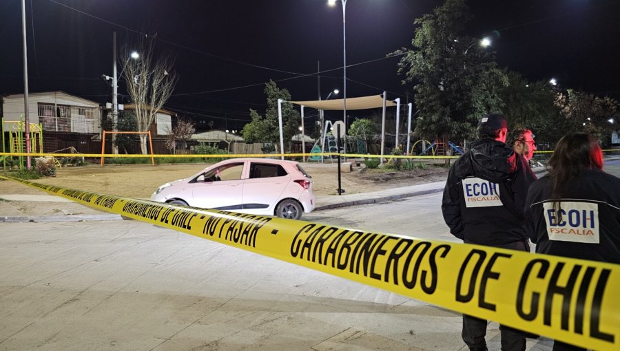 Cuatro heridos a bala deja falsa venta de celular frente a un templo evangélico en Colina