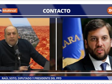 Presidente del PPD y solicitud de retirar la reforma de seguridad: "Es tan mala que prácticamente nadie la apoya en las condiciones en las que el Gobierno la presentó"