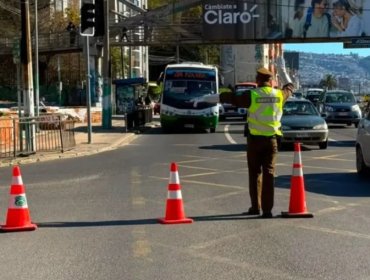 Nuevo corte del tránsito afectará a Avenida España en dirección a Viña del Mar