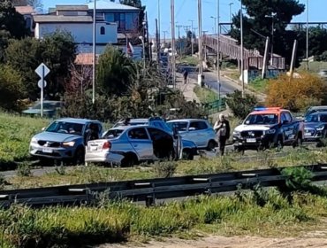 Colisión vehicular en Camino Internacional de Viña del Mar provoca congestión vehicular en dirección a Concón