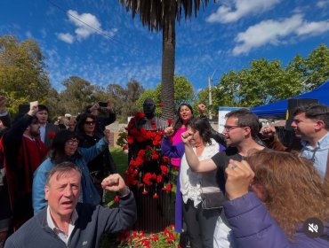 En cementerio Santa Inés de Viña del Mar realizan conmemoración del 11 de septiembre