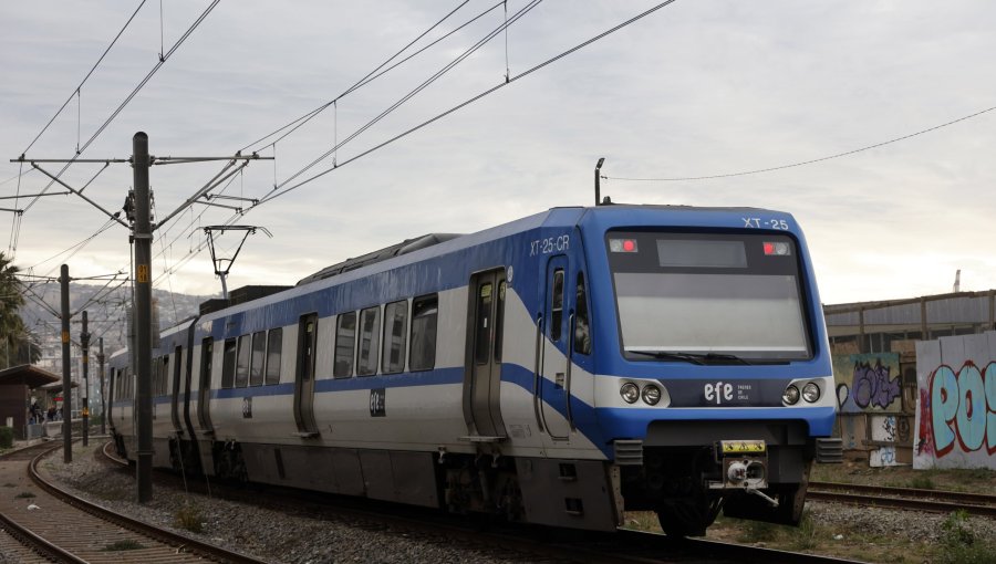 Tren Limache-Puerto reforzará servicios y extenderá apoyo a la movilidad en el Gran Valparaíso durante las Fiestas Patrias