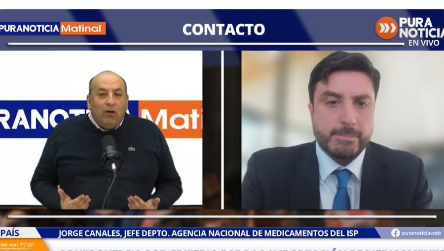 Jefe de Anamed del ISP y criterios para importar medicamentos: "Lo que se busca es que exista un responsable sobre la importación para un paciente individual"