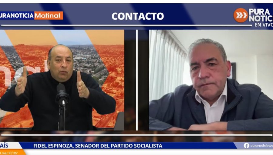 Senador Fidel Espinoza por indultos: "Va a reabrir una herida brutal en el alma de los chilenos"
