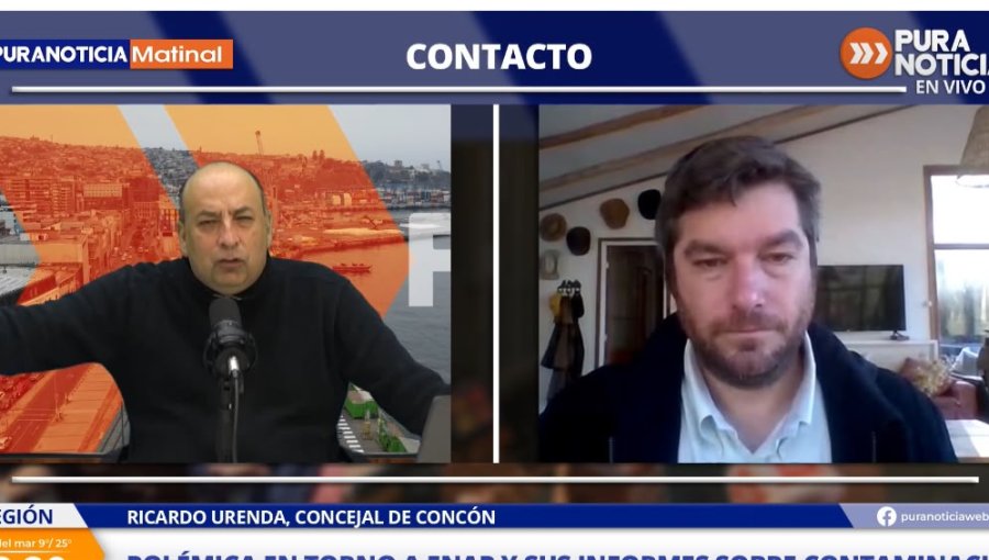Concejal Urenda critica rol del Municipio de Concón frente a falseo de datos en Enap: "Si hubiera sido otra empresa hubieran pataleado el doble"