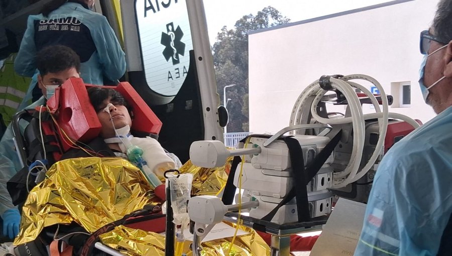 SAMU prepara traslado de pacientes críticos por traslado al Hospital Marga Marga: habrá ambulancias UCI y urgenciólogos