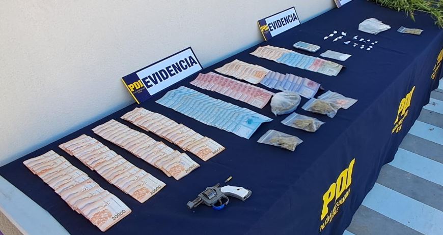Operativo de la PDI en 15 domicilios de Limache deja seis detenidos por microtráfico