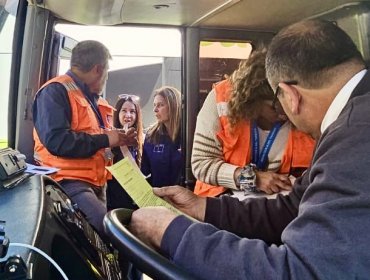 Fiscalizan buses interurbanos y refuerzan controles a conductores ante aumento de viajes por Fiestas Patrias en Valparaíso