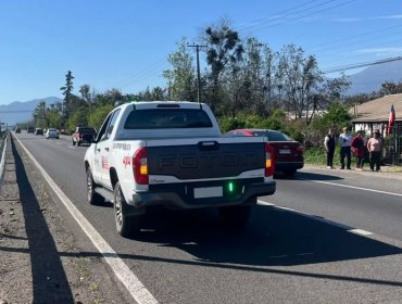 Adulta mayor perdió la vida tras ser atropellada por un taxi en la ruta 5 Norte en Nogales