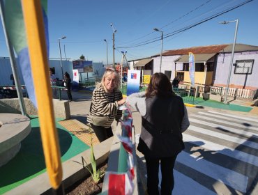 Cerro Arrayán de Valparaíso recupera conocido punto de encuentro vecinal con nueva plaza, juegos e iluminación